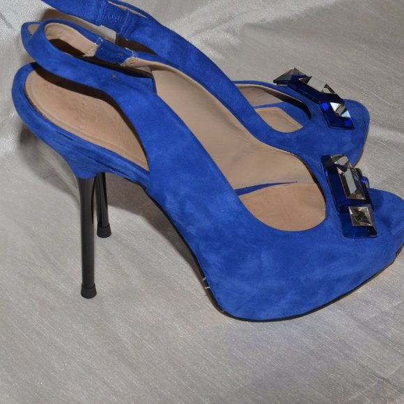 Zara slingback heels sz8 - Picture 3 of 10